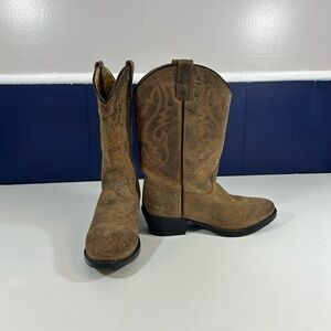 Smoky Mountain‎ Boots Denver Cowboy Boots Leather Kids Size 4